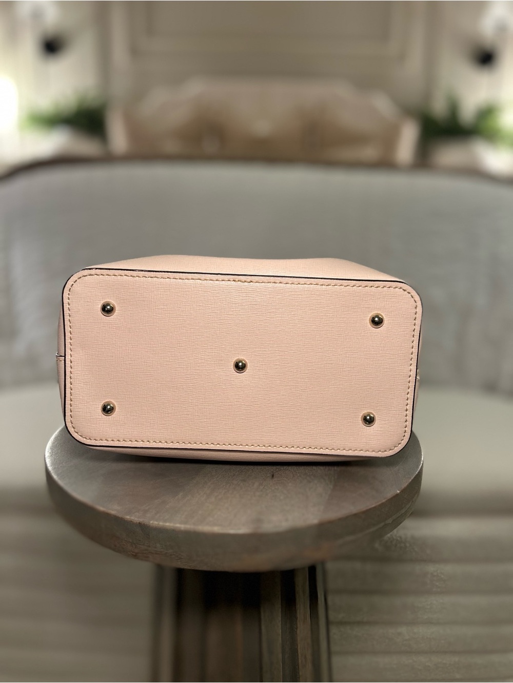 Dooney and Bourke Saffiano Mini Barlow in BLUSH - Picture 9 of 9